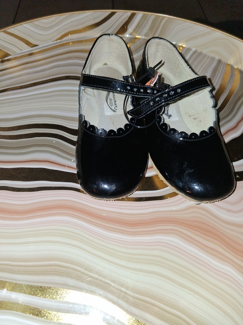 Black Patent Mary Jane Kids Shoes